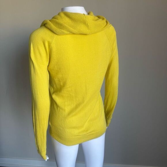 The Limited Cowl Neck Knit Top Yellow Size M - Picture 5 of 7